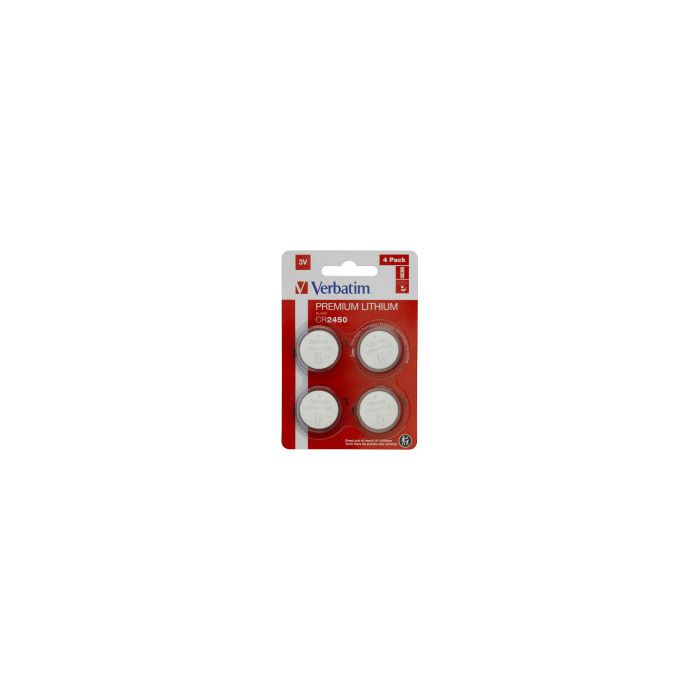 Verbatim CR2450 Lithium baterija, 3V (4 kom./pakiranje)