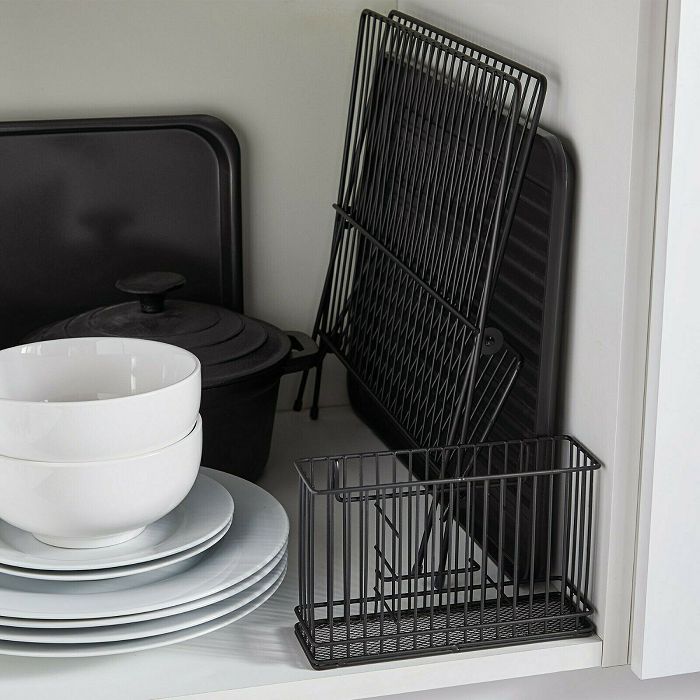VonShef drainer for dish folding black