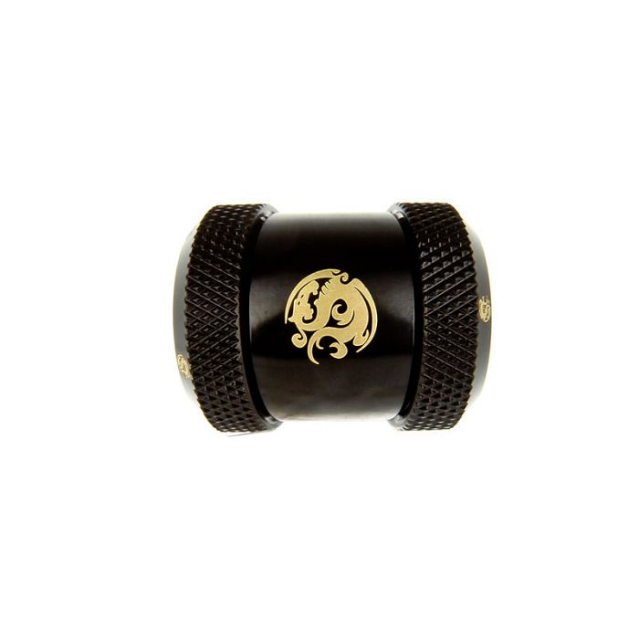 Bitspower Multi-Link Adapter 30 Grad 12mm AD auf 12mm AD Hardtube - black matt BP-MBE30DML