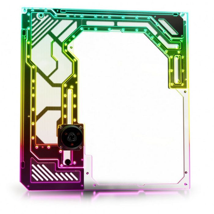 Singularity Computer Spectre 4 Aevum Dual Loop Side Panel Acrylic Clear/black-SC-SPEC4-AEV-DLSP