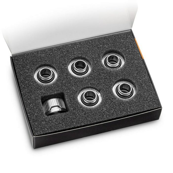 EK Water Blocks EK-Quantum Torque HDC 14 - 6er-Pack, silber 3831109824399