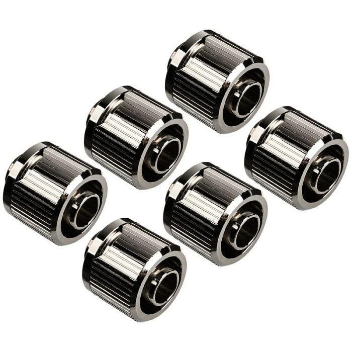 EK Water Blocks EK-Quantum Torque STC 10/16 - 6er-Pack, silber 3831109824368