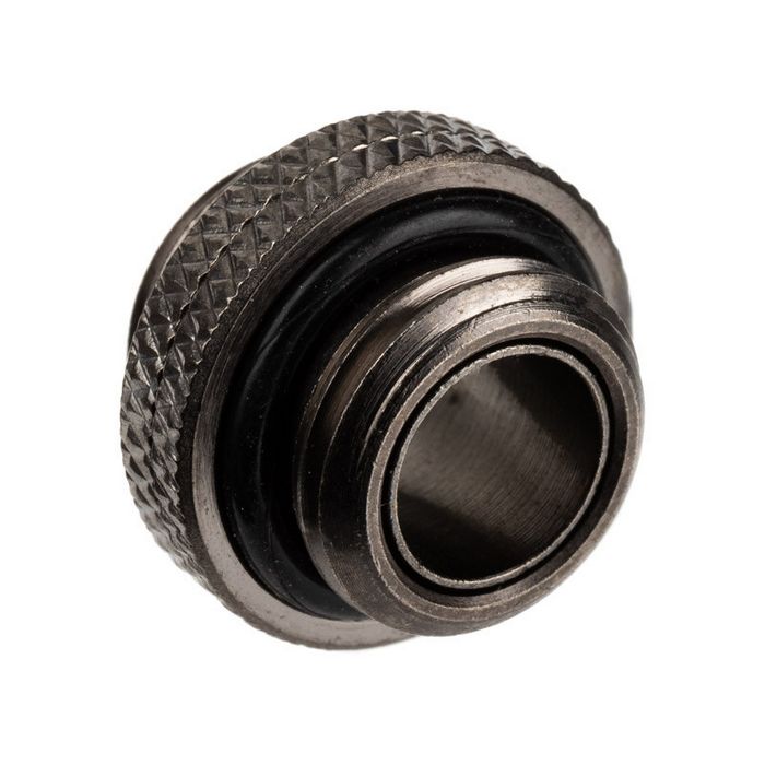Alphacool ES Doppeladapter, Steckbar, G1/4 AG auf G1/4 AG - black 13757