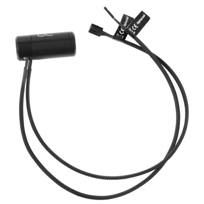 Alphacool ES Durchfluss- und Temperatursensor HighFlow mit Tachosignal 17558