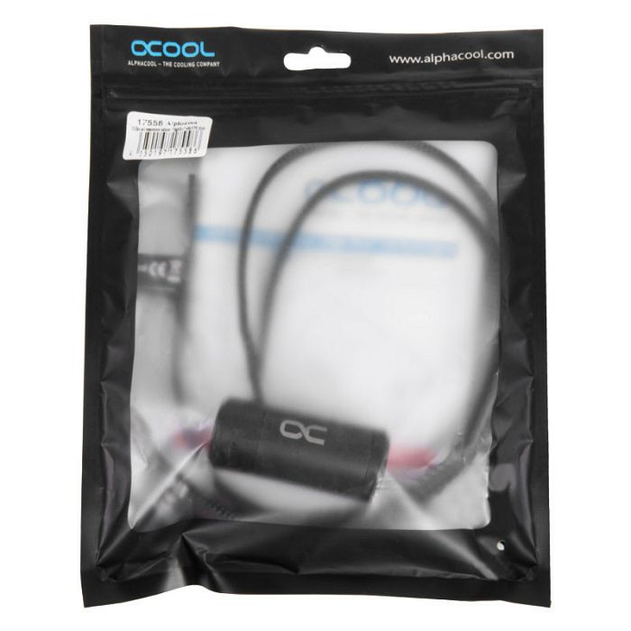 Alphacool ES Durchfluss- und Temperatursensor HighFlow mit Tachosignal 17558
