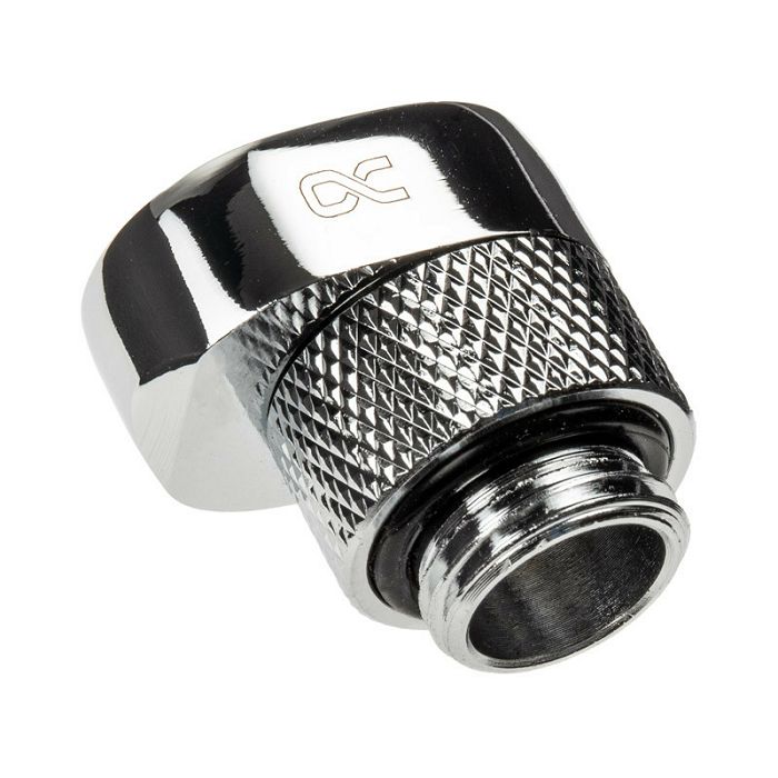 Alphacool Eiszapfen G1/4 Zoll Verlängerung Offset MF 8 - chrome 17603