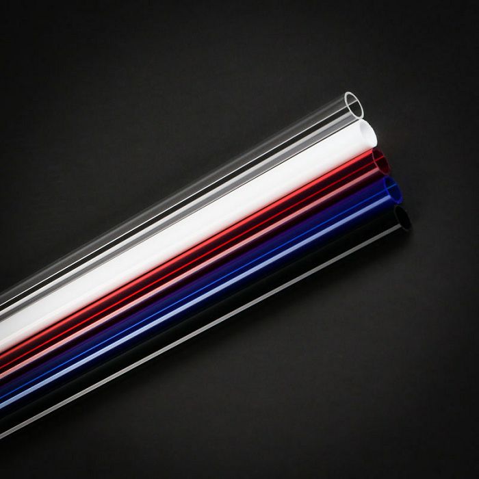 Bitspower Crystal Link Tube 12/10mm, Länge 500mm - black BP-NCCLT12ACBK-L500