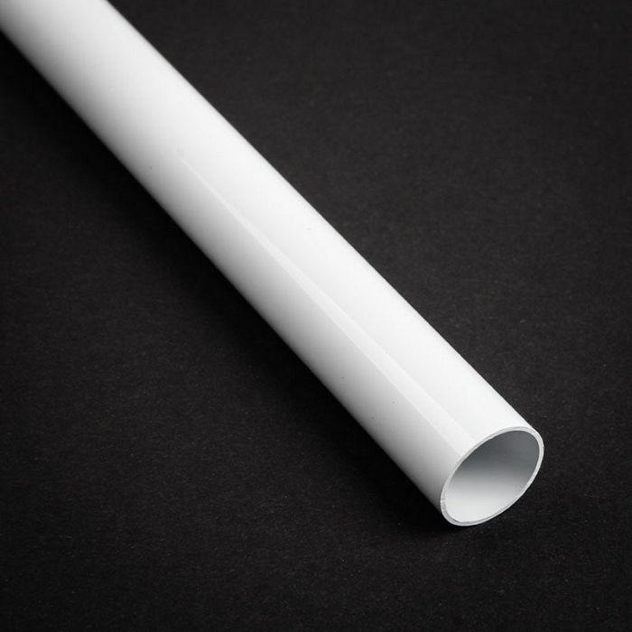 Bitspower None Chamfer Brass Hard Tubing 16MM AD, 300mm - white BP-NCBHT16DW-L300