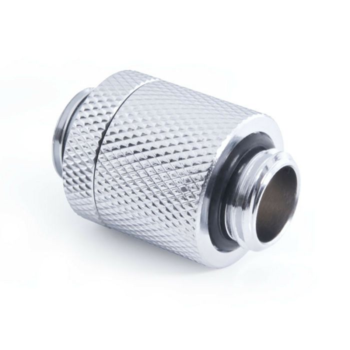 Alphacool ES D-Plug, 20mm, G1/4 AG auf G1/4 AG - chrome 17585