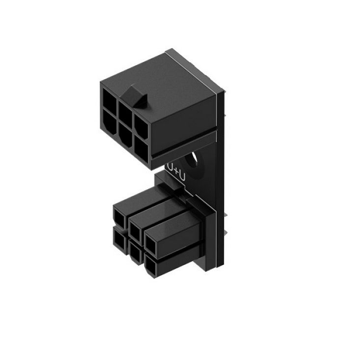 Singularity Computers 6-Pin PCIe 180 Grad Adapter U+U SC-A-PCIE6-UU