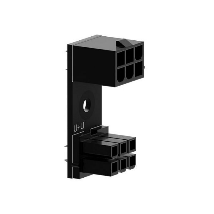 Singularity Computers 6-Pin PCIe 180 Grad Adapter U+U SC-A-PCIE6-UU