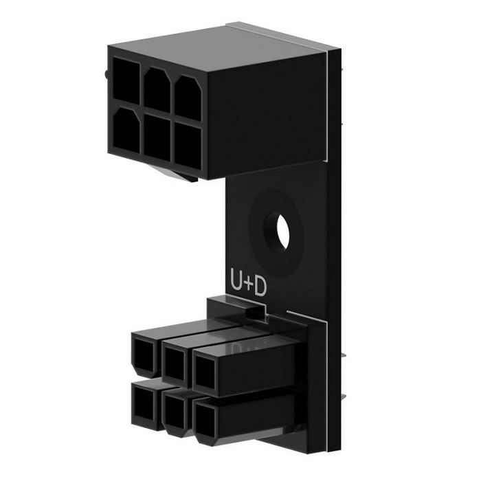 Singularity Computers 6-Pin PCIe 180 Grad Adapter U+D SC-A-PCIE6-UD