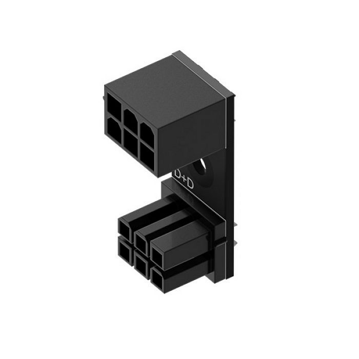 Singularity Computers 6-Pin PCIe 180 Grad Adapter D+D SC-A-PCIE6-DD