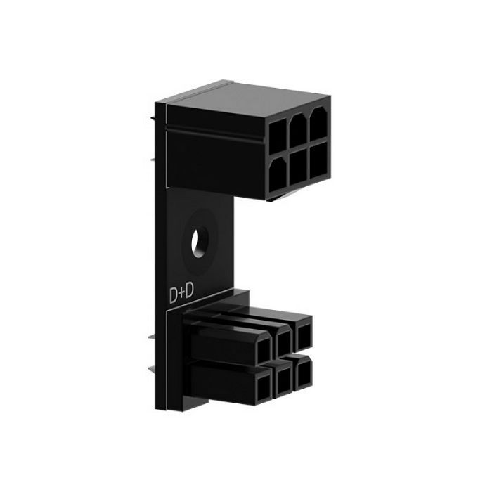 Singularity Computers 6-Pin PCIe 180 Grad Adapter D+D SC-A-PCIE6-DD