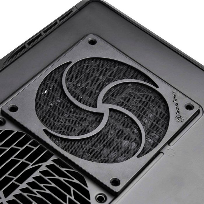 SilverStone SST-FF125B magnetischer Highflow Staubfilter, black - 120mm SST-FF125B