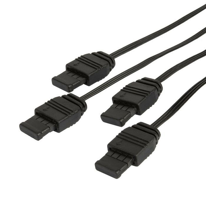 SilverStone ARGB 4-Fach Splitterkabel - 30cm SST-CPL03