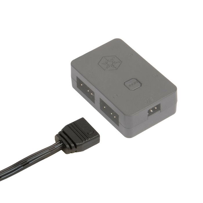 SilverStone ARGB 4-Fach Splitterkabel - 30cm SST-CPL03