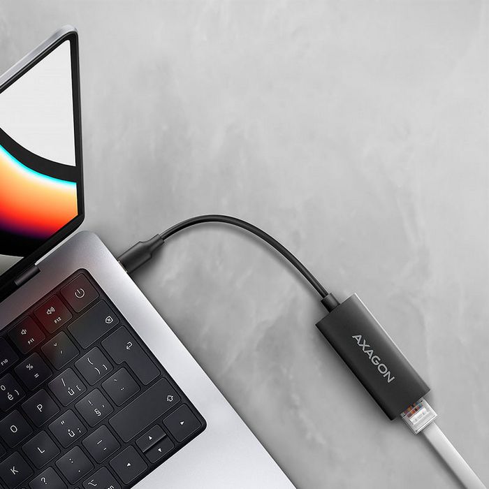AXAGON ADE-ARC USB-C 3.2 Gen 1 - Gigabit Ethernet 10/100/1000 Adapter-ADE-ARC
