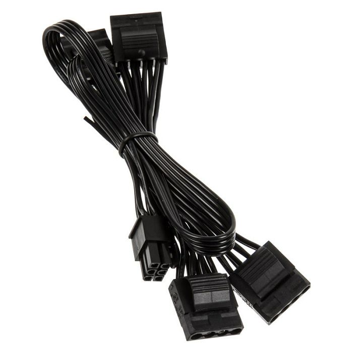 Kolink modulares Anschluss-Kabel für Continuum-napajanjee 4x Molex - black KL-CPL-MXC