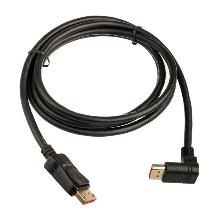 InLine 8K (UHD-2) DisplayPort Kabel, nach oben gewinkelt, black - 2m 17152O