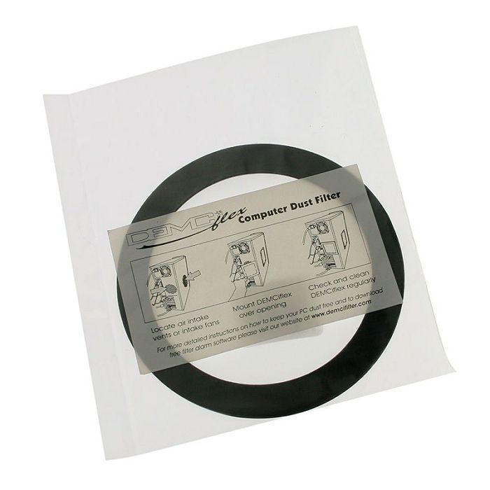 DEMCiflex Staubfilter 92mm, rund - black/white DF0489
