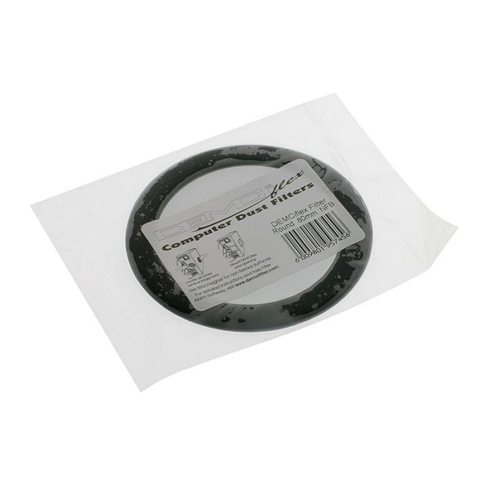 DEMCiflex Staubfilter 80mm, rund - black/black DF0014
