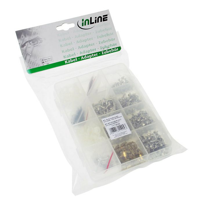 InLine PC screw set, 550 pieces 77789B