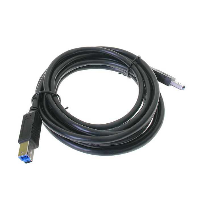InLine USB 3.0 Kabel, A auf B, black - 3m 35330