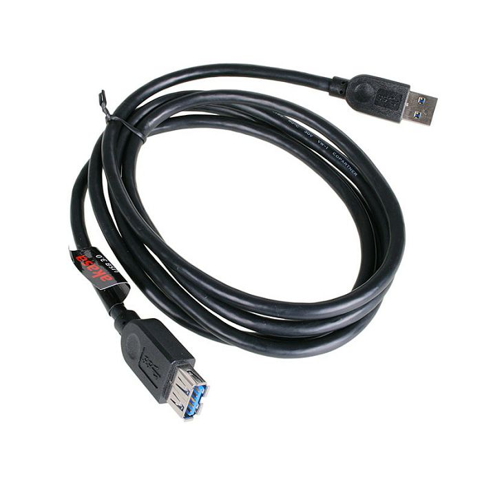 Akasa USB 3.0 Kabel, Type A, 1,5m - black AK-CBUB02-15BK