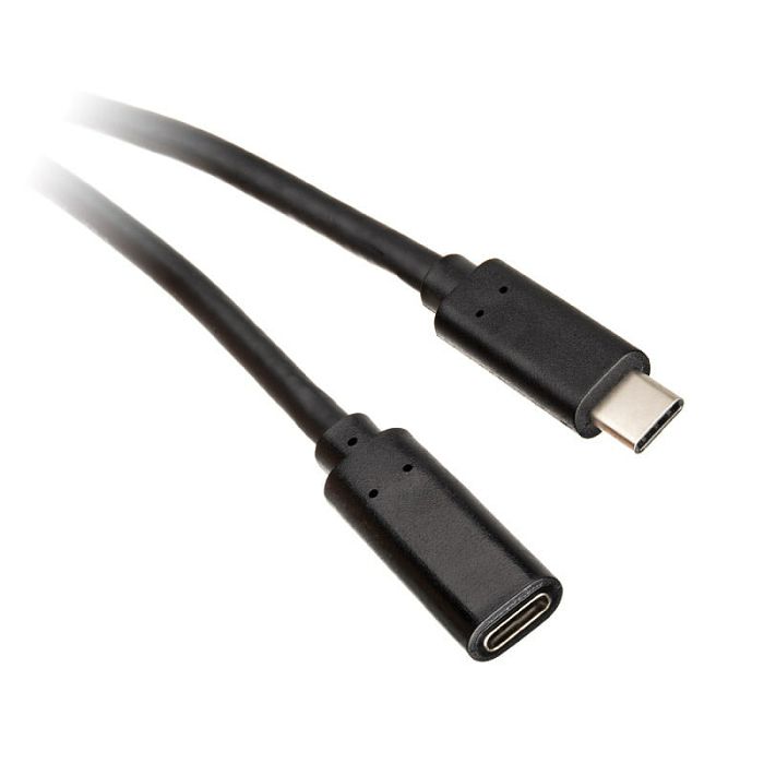 InLine USB 3.2 Gen 2 Verlängerungskabel, USB Typ C, black - 2m 35772