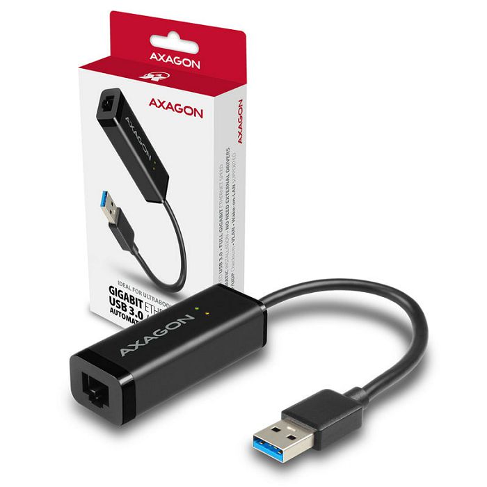 AXAGON ADE-SR Gigabit Ethernet 10/100/1000 Adapter - USB 3.0 Typ A ADE-SR