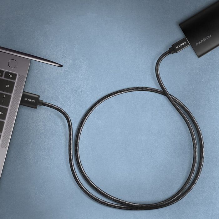 AXAGON BUCM3-AM10AB Kabel USB-C auf USB-A 3.2 Gen 1, black - 1m BUCM3-AM10AB