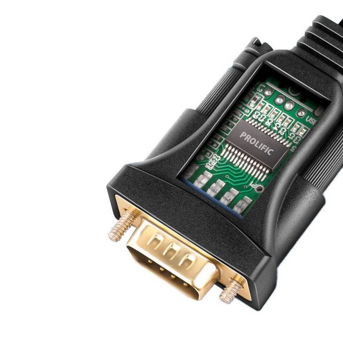 AXAGON ADS-1PSN Adapterkabel, RS-232 COM Port auf USB 2.0 - PL2303GT-Chip ADS-1PSN