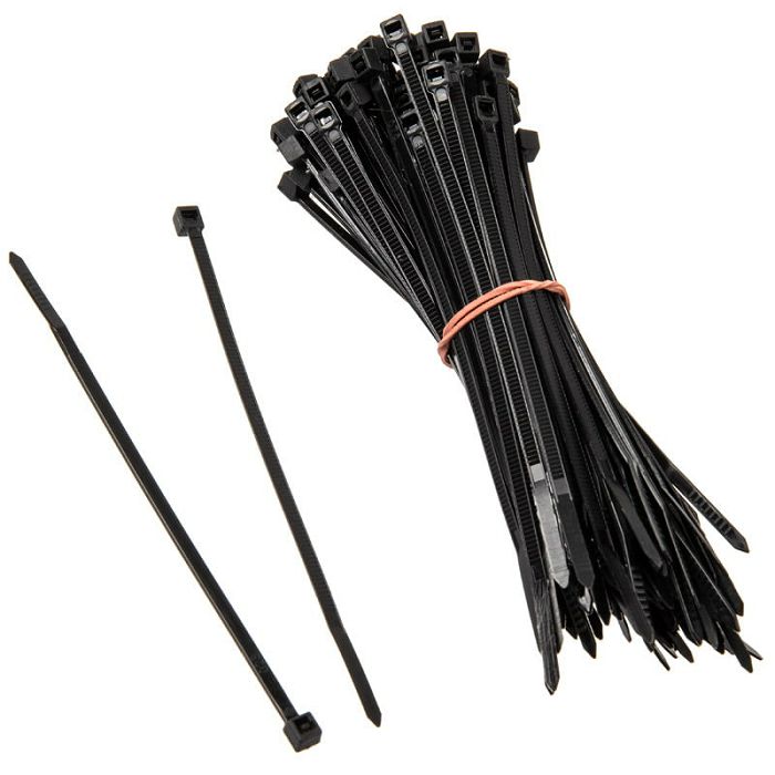 InLine Kabelbinderset 100 Stück - black 59963G