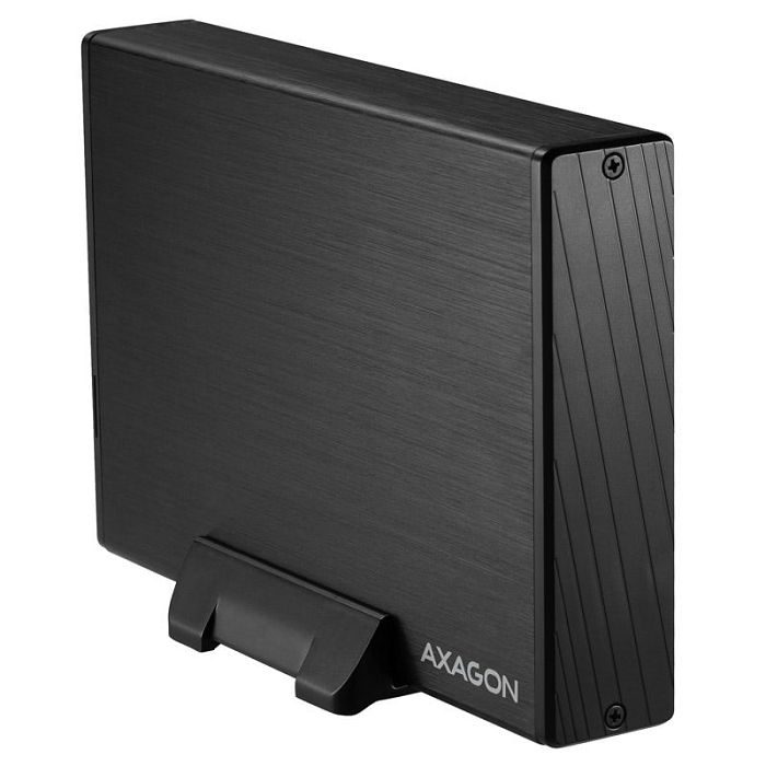 AXAGON EE35-XA3 external 3.5" case, USB 3.0, SATA II, aluminum - black EE35-XA3