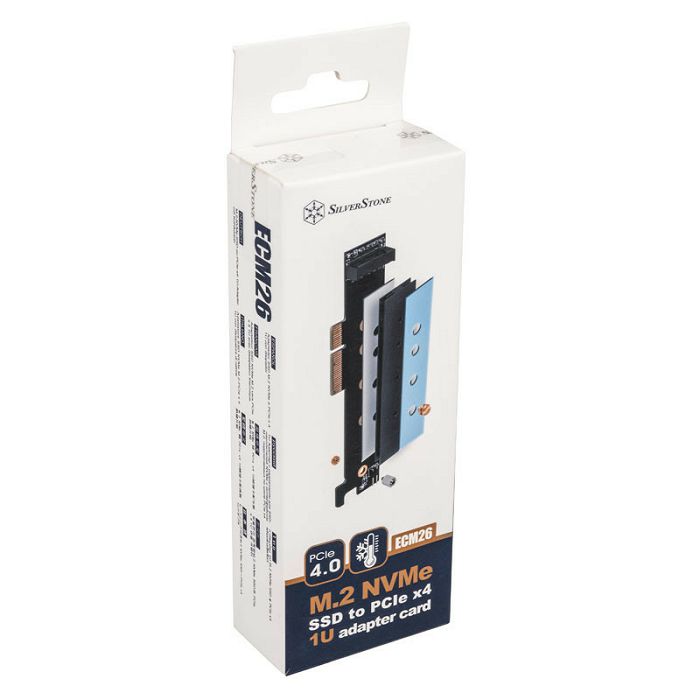 SilverStone SST-ECM26-V2 M.2-Port (M-Key) in PCIe 4.0 x 4-Schnittstelle SST-ECM26-V2