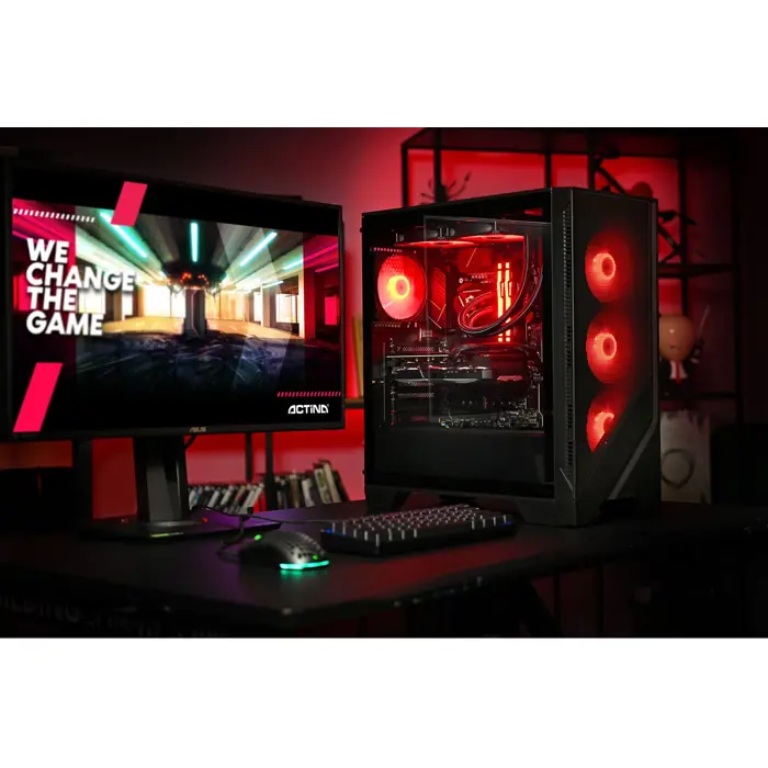 Actina 5901443421542 PC Intel Core Ultra 9 285 64 GB DDR5-SDRAM 2 TB SSD NVIDIA GeForce RTX 5080 Windows 11 Home Midi Tower Black