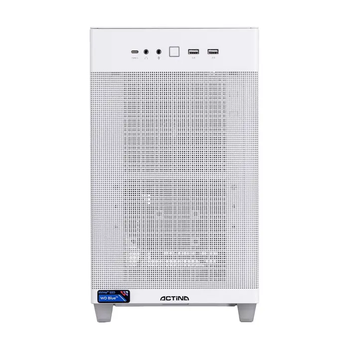 Actina 5901443430599 PC AMD Ryzen™ 7 8700F 32 GB DDR5-SDRAM 1 TB SSD AMD Radeon RX 9070 XT Mini Tower White
