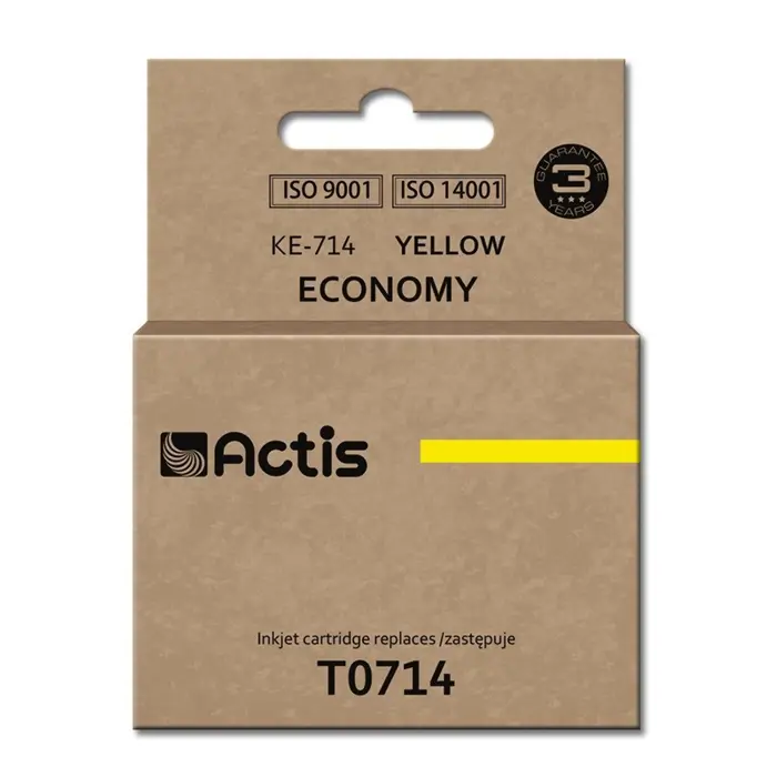 Actis KE-714 ink (replacement for Epson T0714/T0894/T1004; Standard; 13.5 ml; yellow)
