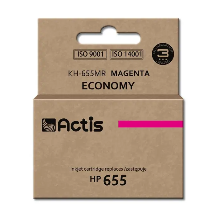 Actis KH-655MR ink (replacement for HP 655 CZ111AE; Standard; 12 ml; magenta)