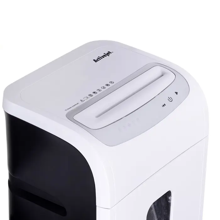 Activejet ASH-1602M Shredder for documents, white color.