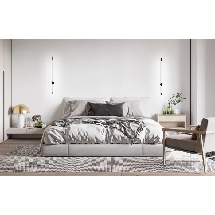 Activejet LED wall lamp AJE-LUNGO Black
