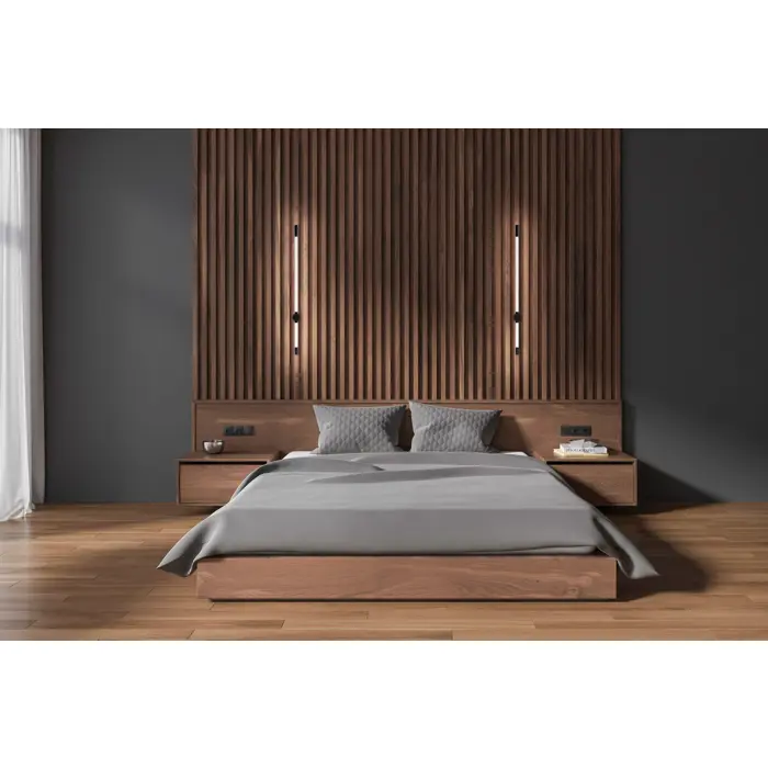 Activejet LED wall lamp AJE-LUNGO Black