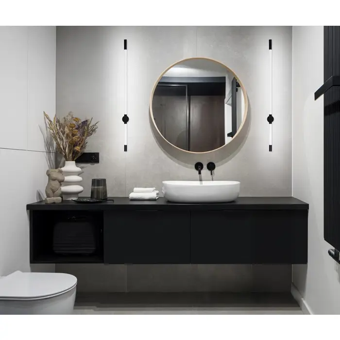 Activejet LED wall lamp AJE-LUNGO Black