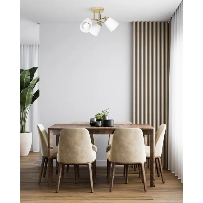 Activejet pendant lamp AJE-EMILY 3P GOLD E27 3x40W