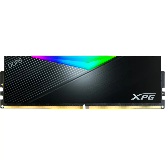 ADATA DDR5 16GB - 6000 - CL - 30 - Single-Kit - DIMM - AX5U6000C3016G-CLARBK, Lancer RGB, XMP, black