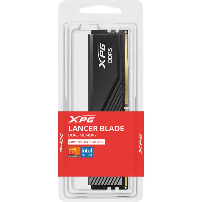ADATA DDR5 - 16GB - 6000 - CL - 36, single (black, AX5U6000C3616G-SLABBK, XPG Lancer Blade, INTEL XMP, AMD EXPO)
