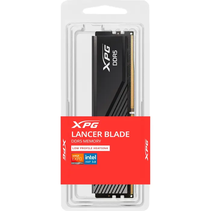 ADATA DDR5 - 16GB - 6000 - CL - 48 (1x 16 GB) (black, AX5U6000C4816G-SLABBK, XPG Lancer Blade, INTEL XMP, AMD EXPO)
