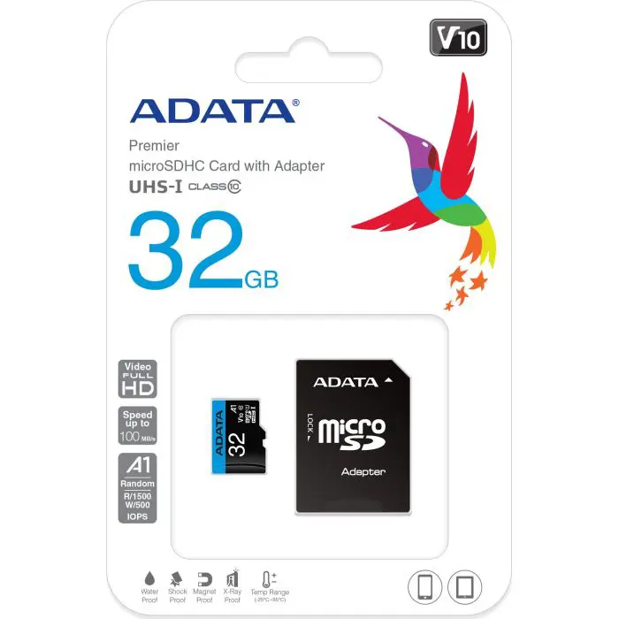 ADATA Premier - 32GB - microSDHC memory card (UHS-I U1, Class 10)