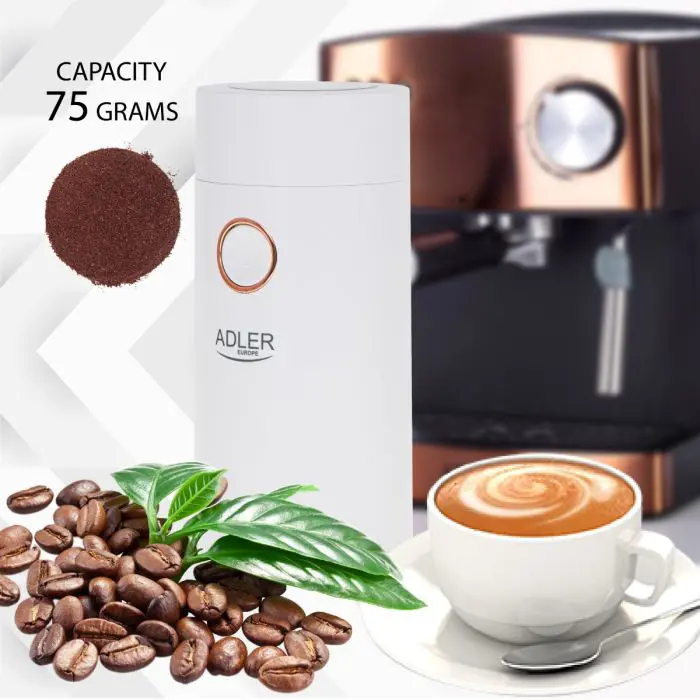Adler White Gold Coffee Grinder 4446WG